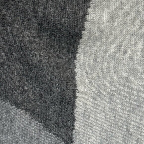 Saffron Cashmere Cardigan Open Color Block Graphic Sweater Knit Lightweight S - Picture 13 of 16